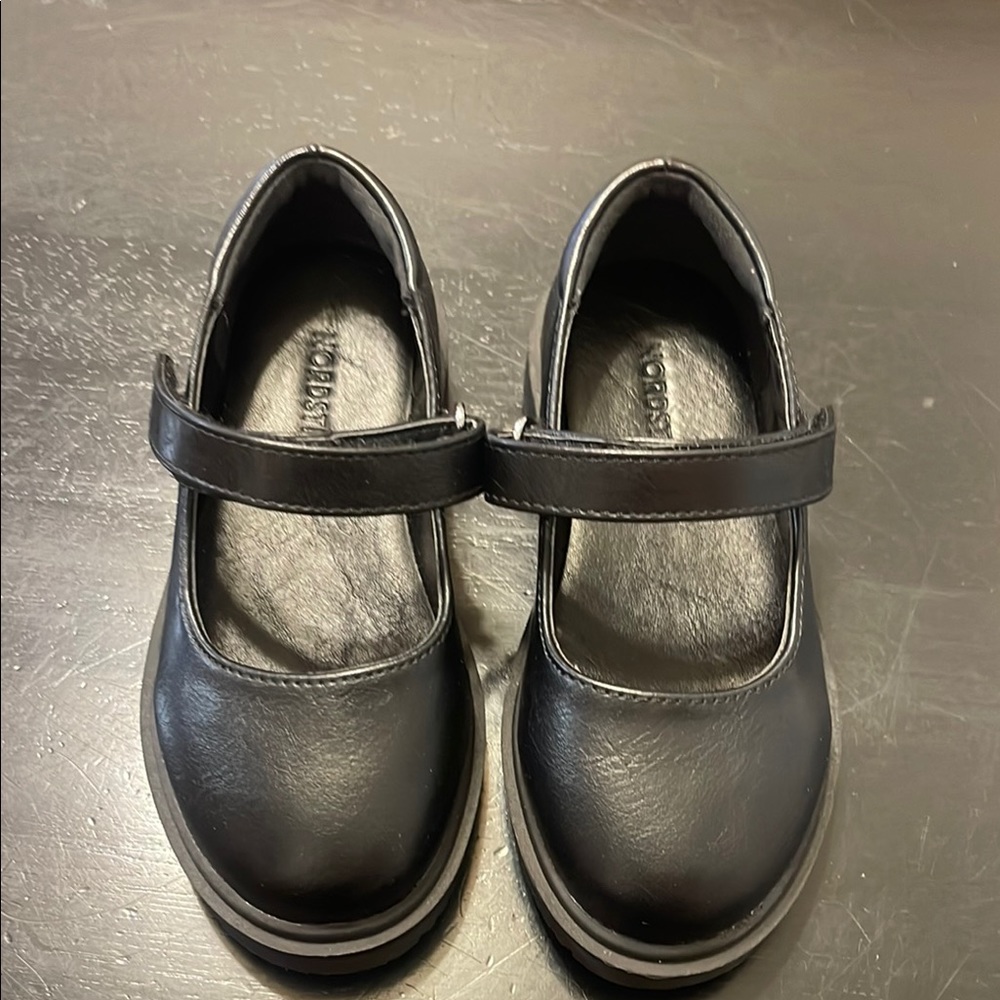 Nordstrom Black Dress Shoes with Mary Jane Style